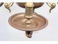Substantial Brass Six Light Chandelier