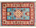 Hand Knotted Wool Pakistan Kazak, 2' X 3', New