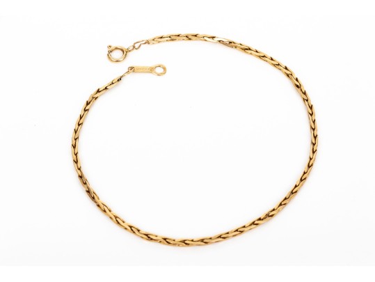 14k Yellow Gold Simple Link Style Bracelet