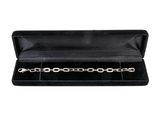 Tiffany & Co. Sterling Silver Stylish Oval Link Bracelet
