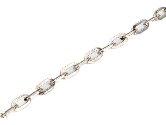 Tiffany & Co. Sterling Silver Stylish Oval Link Bracelet