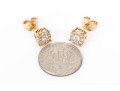Effy 14k Yellow Gold Pretty Diamond Cluster Earrings, App. 0.50 TCW, Retail: $1,850.00