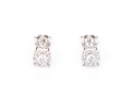 Effy 14k White Gold Lovely Diamond Cluster Earrings, App. 0.44 TCW Retail: $1,850.00