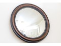 Laura Barton 17” Convex Mirror In Faux Wood Finish