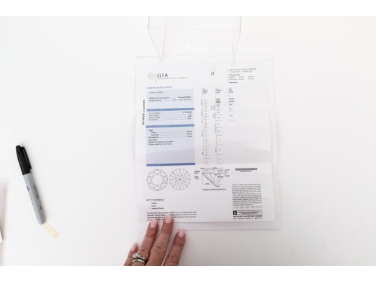 Round Brilliant Cut Diamond, 0.79 CTS, GIA Cert