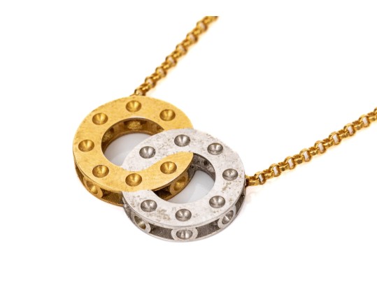 Roberto Coin 18k Yellow And White Gold Mini 