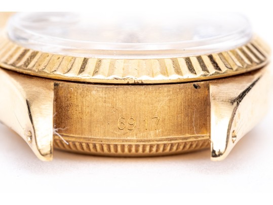 Rolex 18k Yellow Gold 26mm President, Bark Finish Bracelet, With Box