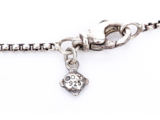 David Yurman Sterling Silver Diamond Set 