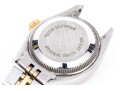 Rolex 14k Yellow Gold And Steel 26mm Date Wristwatch With Black Stick Dial And Jubilee Bracelet