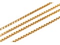 14k Yellow Gold Simple Box Style Chain