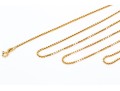 14k Yellow Gold Simple Box Style Chain