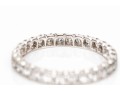 Platinum Prong Set Diamond Eternity Band App. 0.58 TCW, Size 6.25