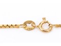 14k Yellow Gold Simple Box Style Chain