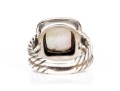 David Yurman Sterling Silver Mother-of-pearl And Diamond 
