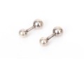 Tiffany & Co. Sterling Silver Classic Barbell Style Cufflinks