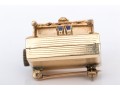 14k Yellow Gold Vintage Working Player Piano Brooch