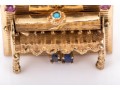 14k Yellow Gold Vintage Working Player Piano Brooch