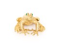 Andre Harvey And Donald Pywell 18k Magnificent Emerald Set Sitting Frog Brooch