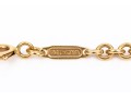 Tiffany & Co. 18k Yellow Gold Stunning Cable Chain And Chunky Oval Key Motif Pendant