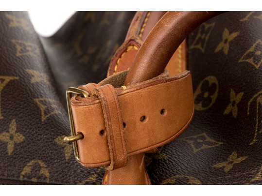 Louis Vuitton Vintage Brown Monogram Leather And Coated Canvas 