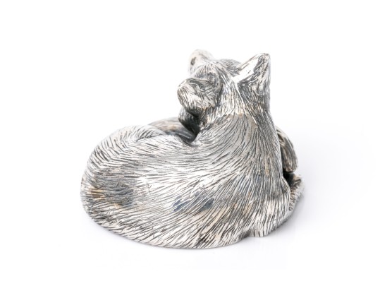 Buccellati Sterling Silver Miniature Precious Curled Fox
