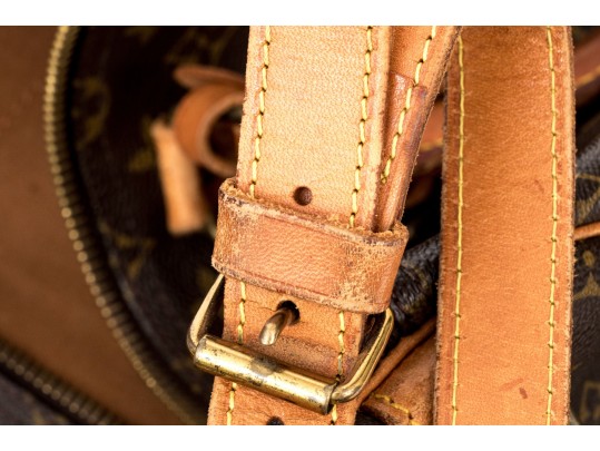 Louis Vuitton Vintage Brown Monogram Leather And Coated Canvas 