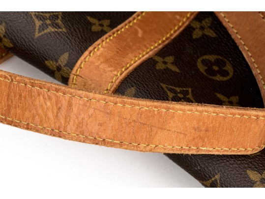 Louis Vuitton Vintage Brown Monogram Leather And Coated Canvas 