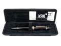 Mont Blanc Meisterstruck 149 Black Fountain Style Writing Instrument, 14k Two Tone Nib, With Box