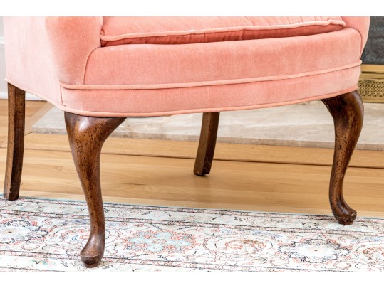 Pair Of Ellen's Custom Upholstery Wingback Chairs