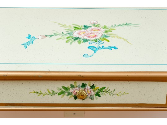 Charming Louis XVI Style Painted Writing Desk/Vanity