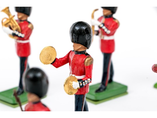 Collection Of Eleven Vintage Die Cast Hand-painted Britains