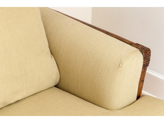 Broyhill Faux Bamboo Sleeper Sofa