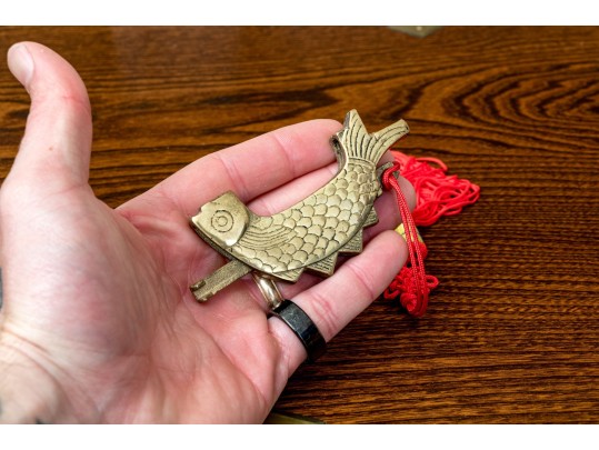 Korean Royal Antique Chinoiserie Cedar Lined Chest