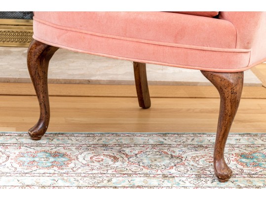 Pair Of Ellen's Custom Upholstery Wingback Chairs