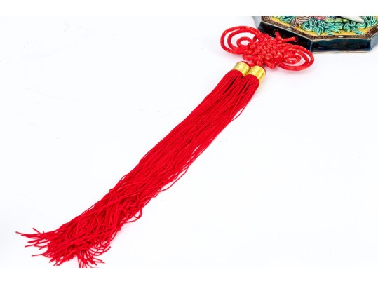 Japanese Glazed Shi Shi Head Plaque