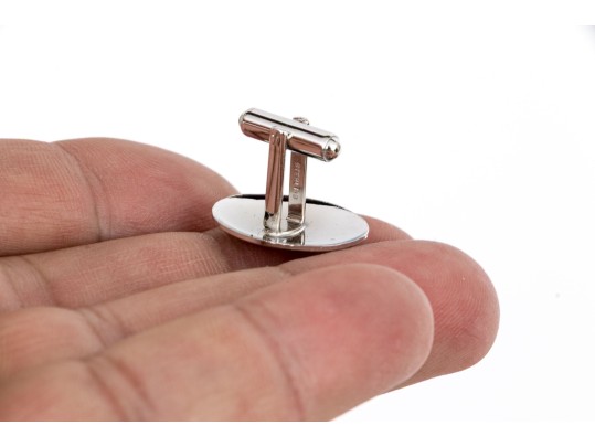 Collection Of Cufflinks, Tie Clips, And An Aviation Pin