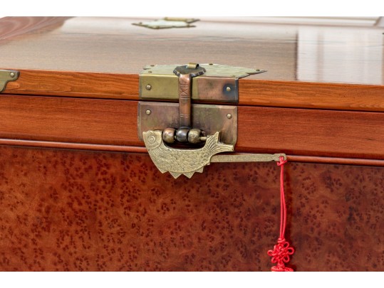 Korean Royal Antique Chinoiserie Cedar Lined Chest