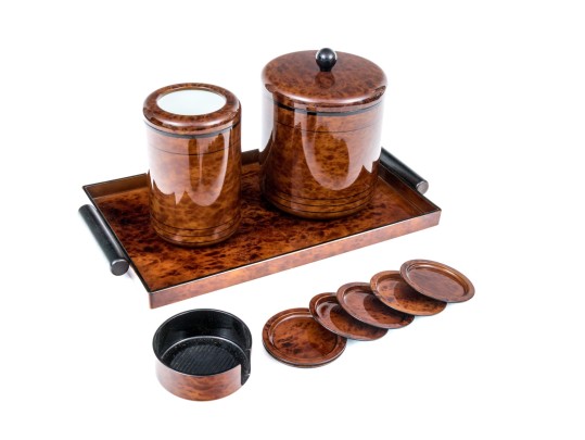 Nancy Calhoun Designs Lacquerware Bar Set