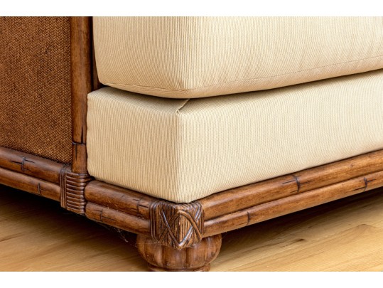 Broyhill Faux Bamboo Sleeper Sofa