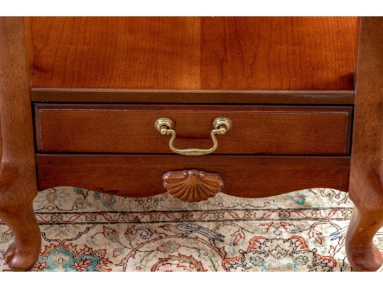 Pair Of Vintage Bassett Furniture French Country End Tables