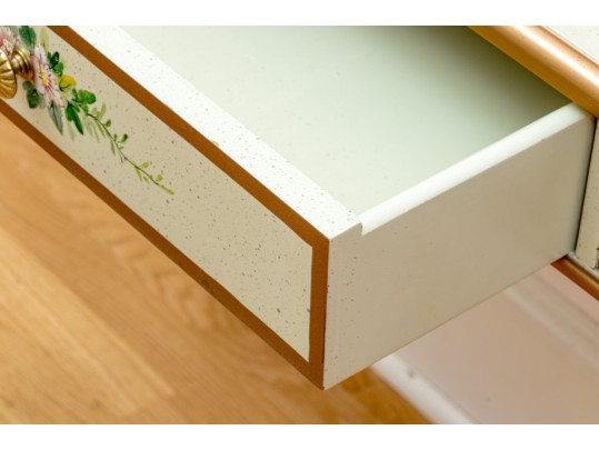 Charming Louis XVI Style Painted Writing Desk/Vanity