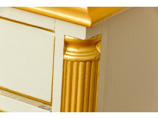 Charming Louis XV Style Painted Chest Of Drawers