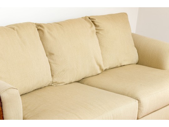 Broyhill Faux Bamboo Sleeper Sofa