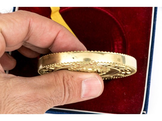 Republic Of Korea Army 3” Presentational Medallion With Case