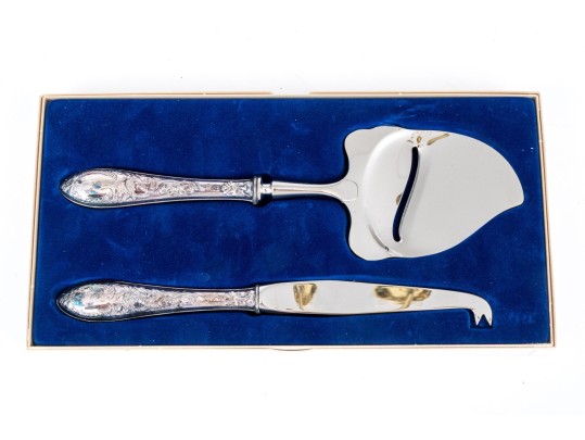 830 Silver Cheese Serving Set