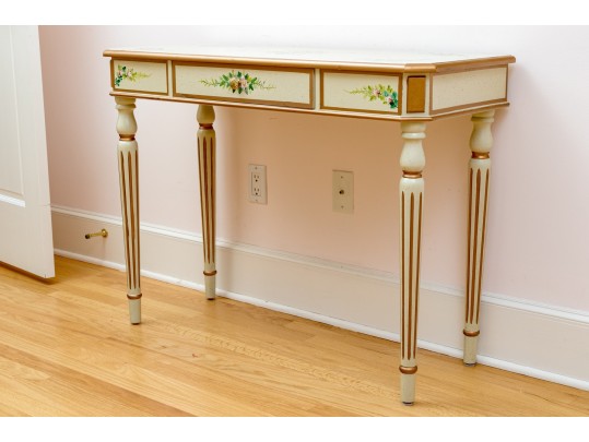 Charming Louis XVI Style Painted Writing Desk/Vanity