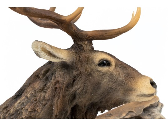 Mill Creek Studios “The Challenge” Ltd. Ed. Sculpture Of An Elk