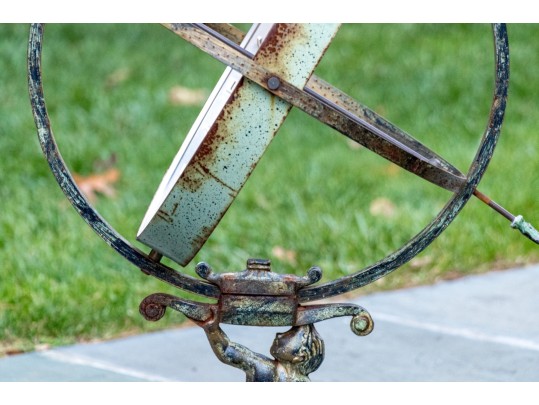 Armillary On Wooden Base