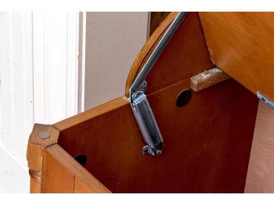 Hall Tree With Chest And Mirror