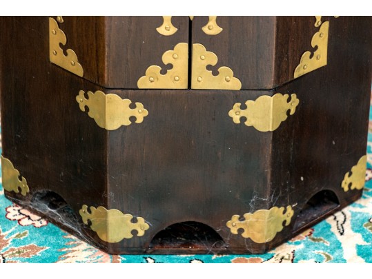 Korean Octagonal Rosewood Chest